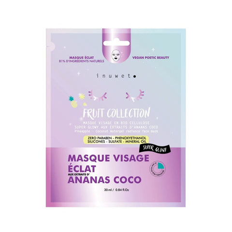 FRUIT COLLECTION - Masque visage éclat (ananas & coco)