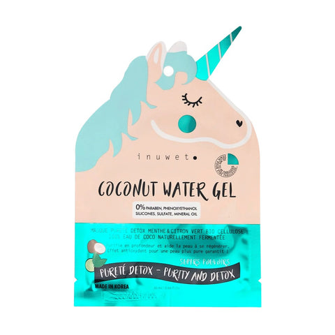 UNICORN FACE MASK - Masque visage pureté detox (coconut water gel)