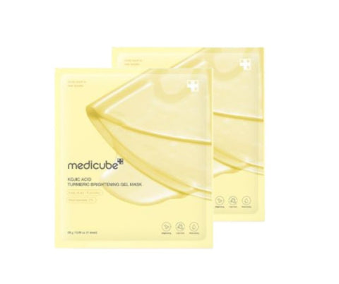 Medicube 2 Masques éclat à l'acide kojique et au curcuma