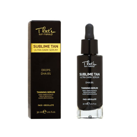 SUBLIME TAN DROPS SERUM - Sérum bronzant ultra dark visage et décolleté 30ML