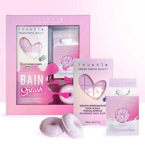 COFFRET SPLASH DONUT & GINGER - Donuts et tablette effervescents