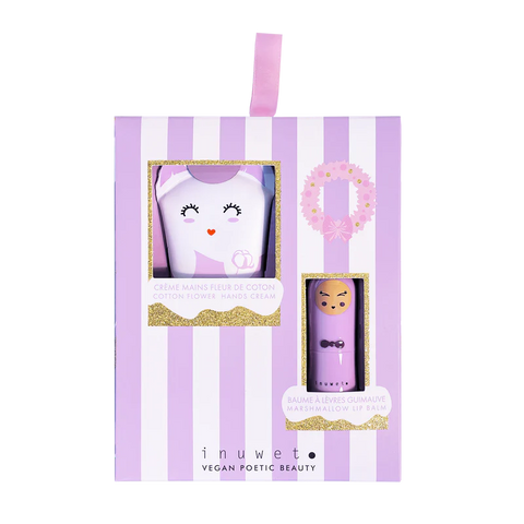 PRÉCOMMANDE Coffret LI : Crème mains fleur de coton - baume guimauve